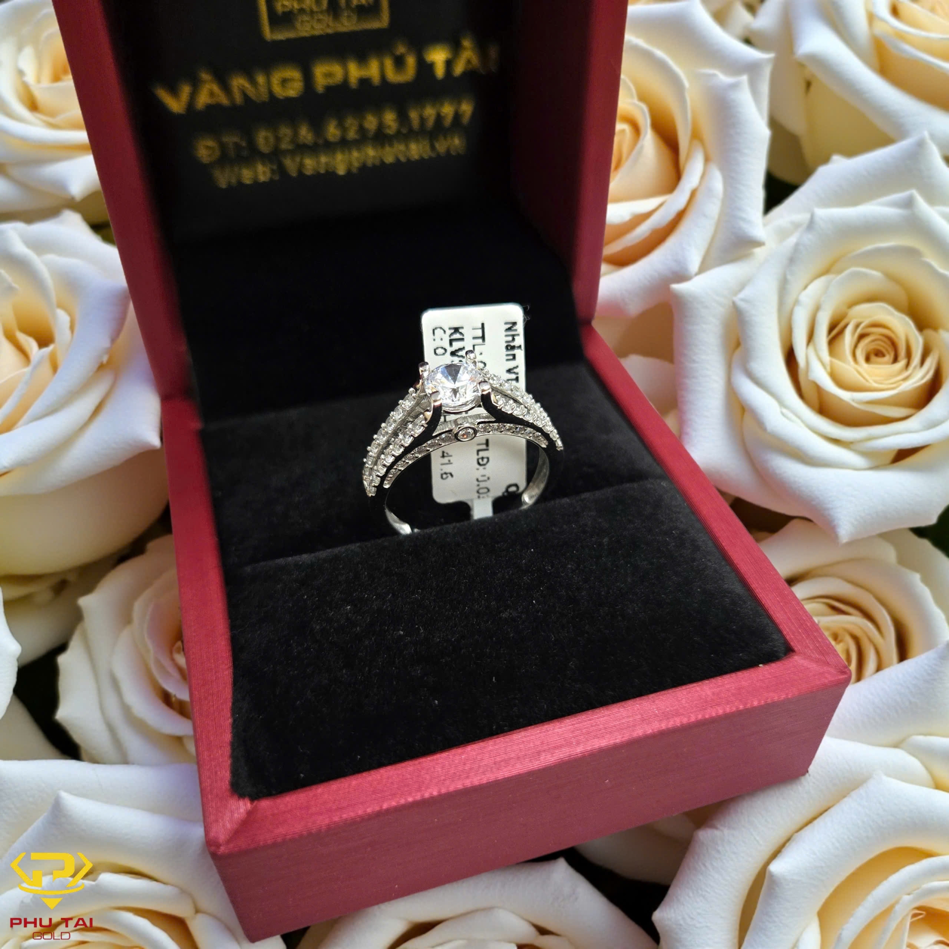 Nhẫn nữ vàng trắng (ma xNNVT 32912)